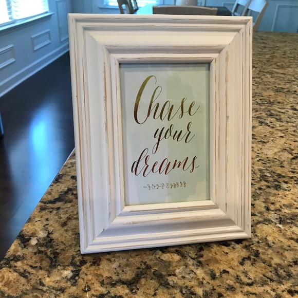 Hobby Lobby Accents Nwt White Farmhouse 4x6 Wooden Photo Frame